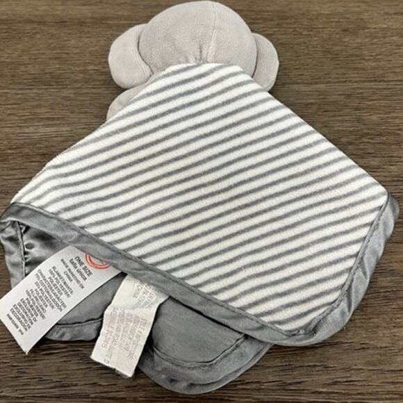 Wonder Nation Baby Gray Striped Elephant Lovey - Picture 3 of 6